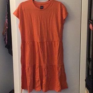 Orange dress from Gap
